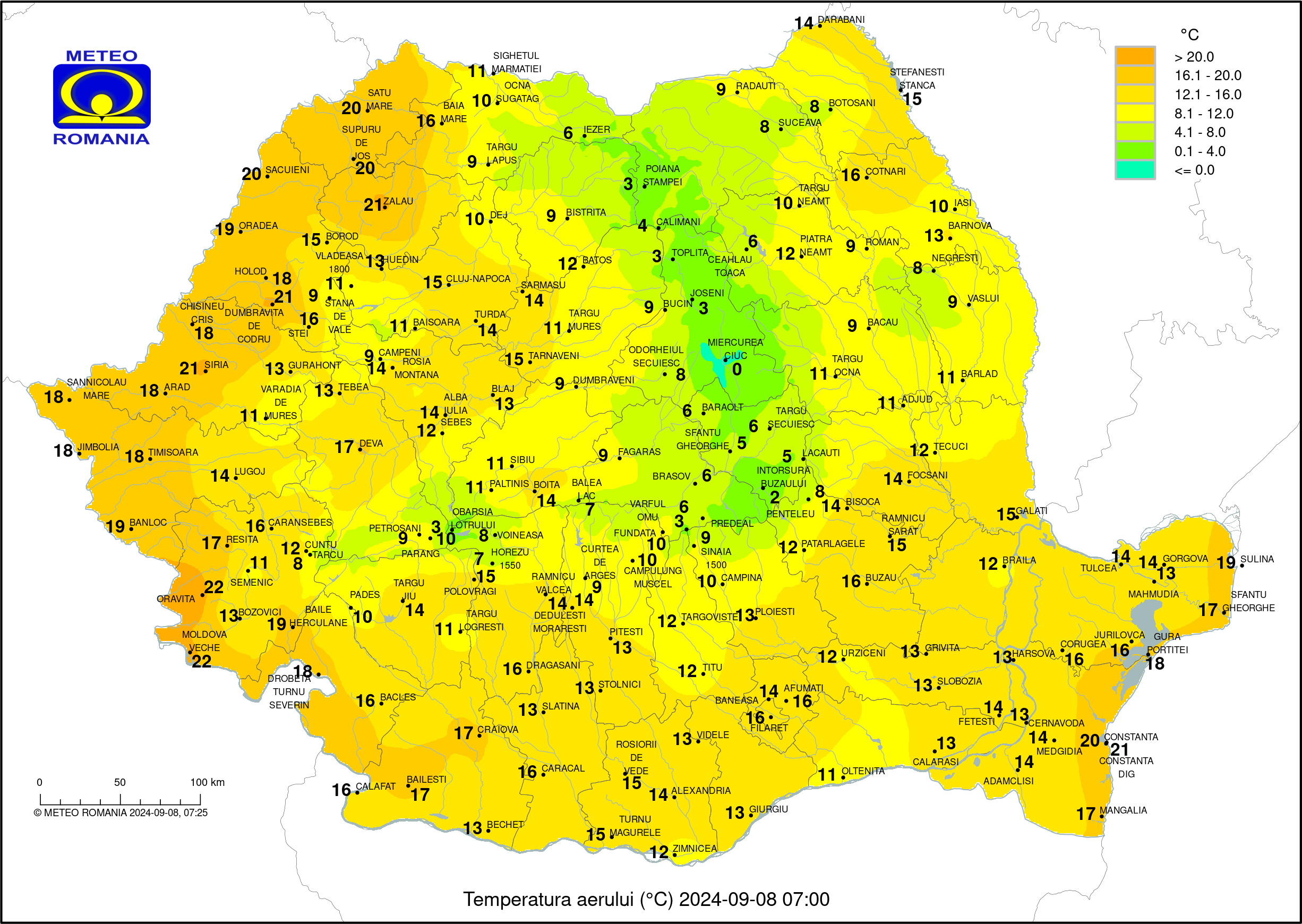 Vremea in Pitesti 2024.09.08