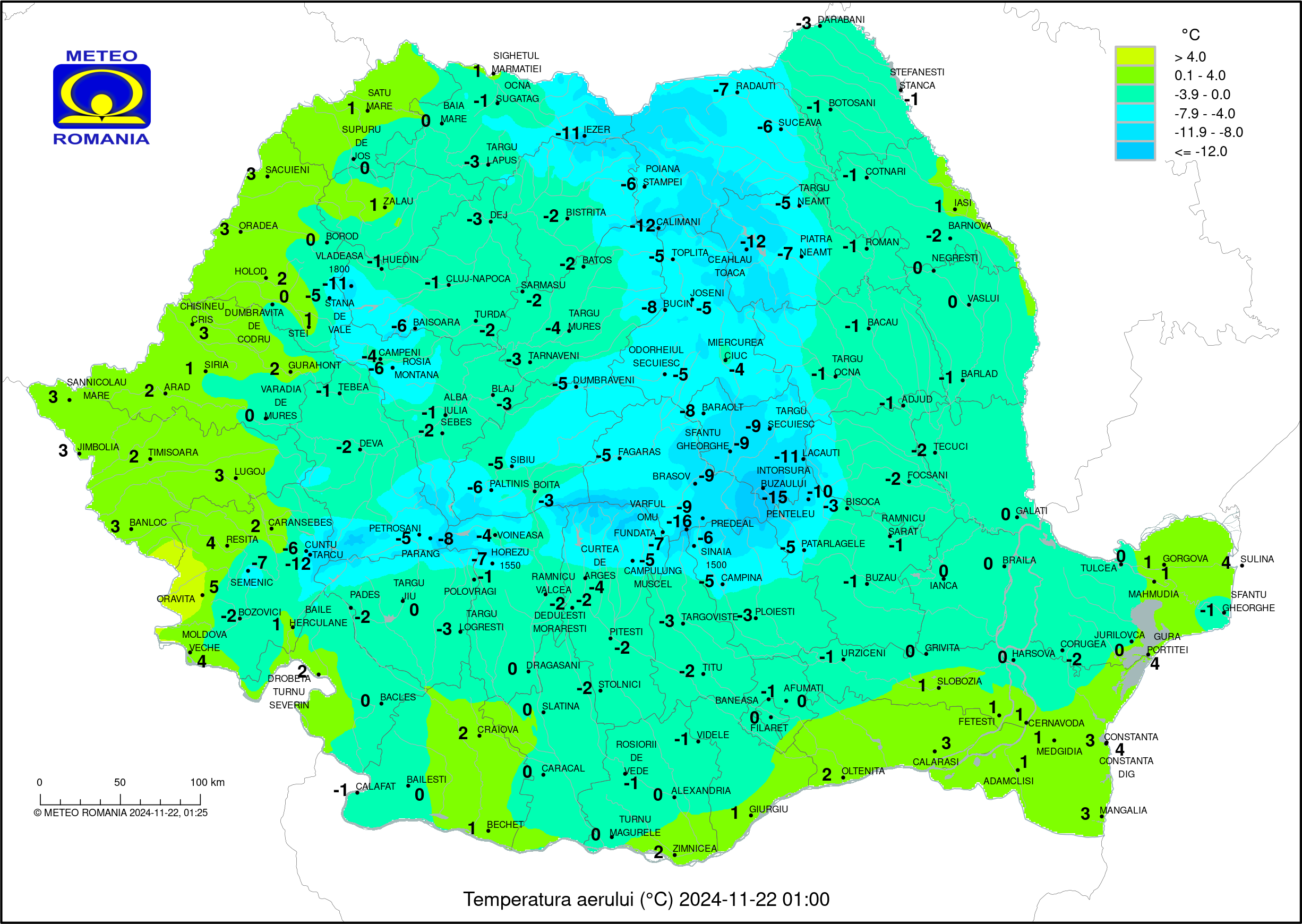 Vremea in Pitesti 2024.11.21