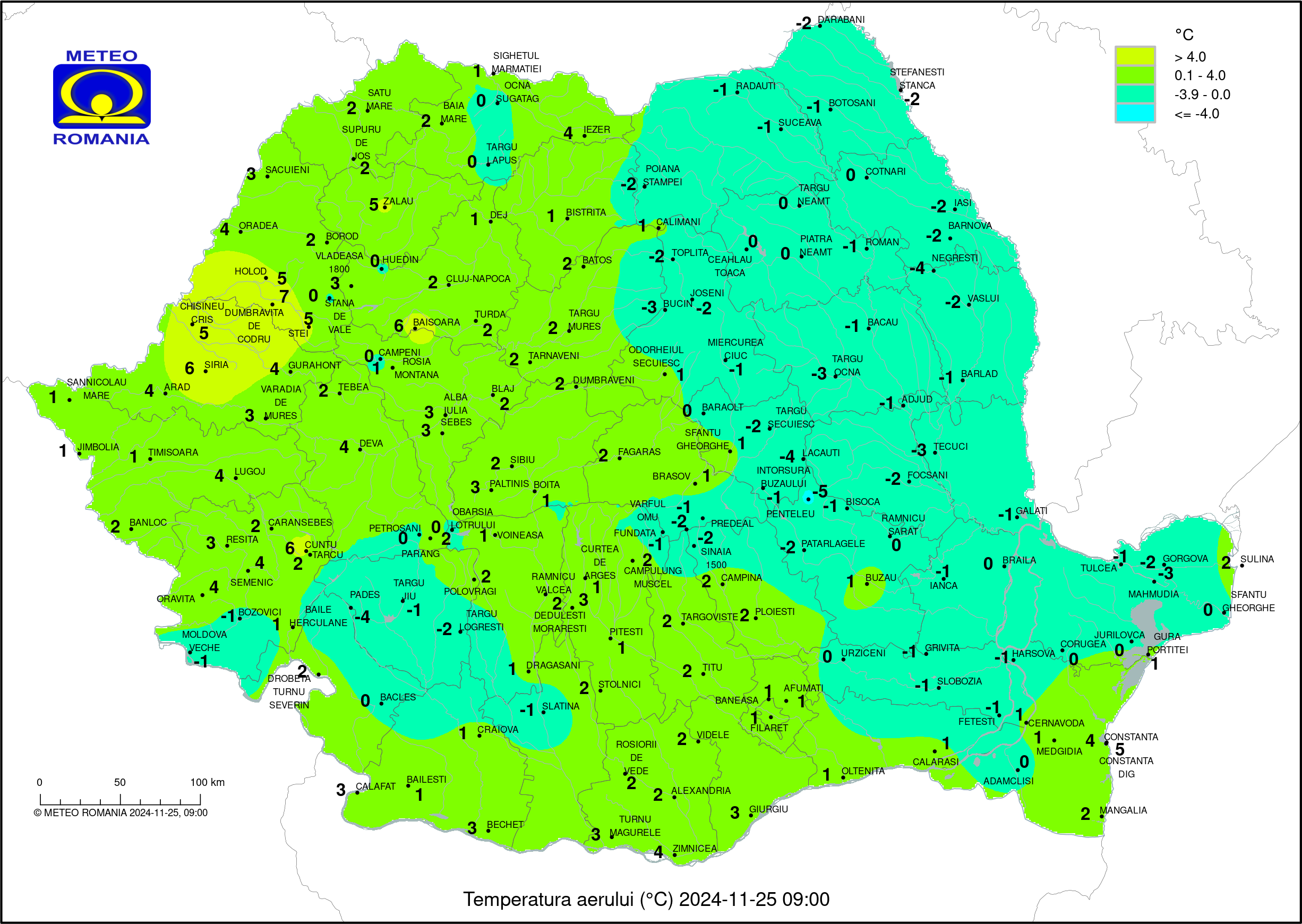 Vremea in Pitesti 2024.11.23