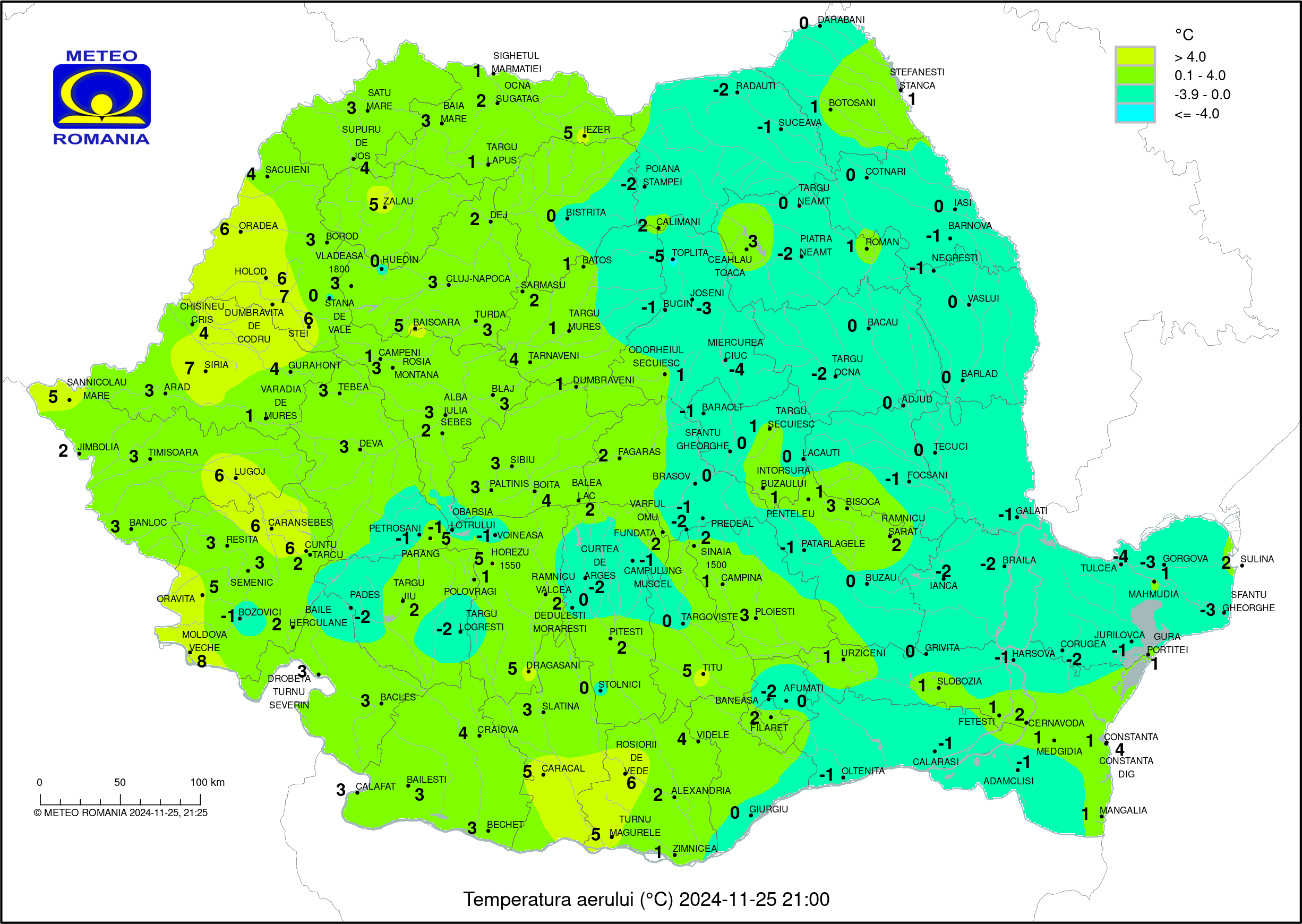 Vremea in Pitesti 2024.11.23