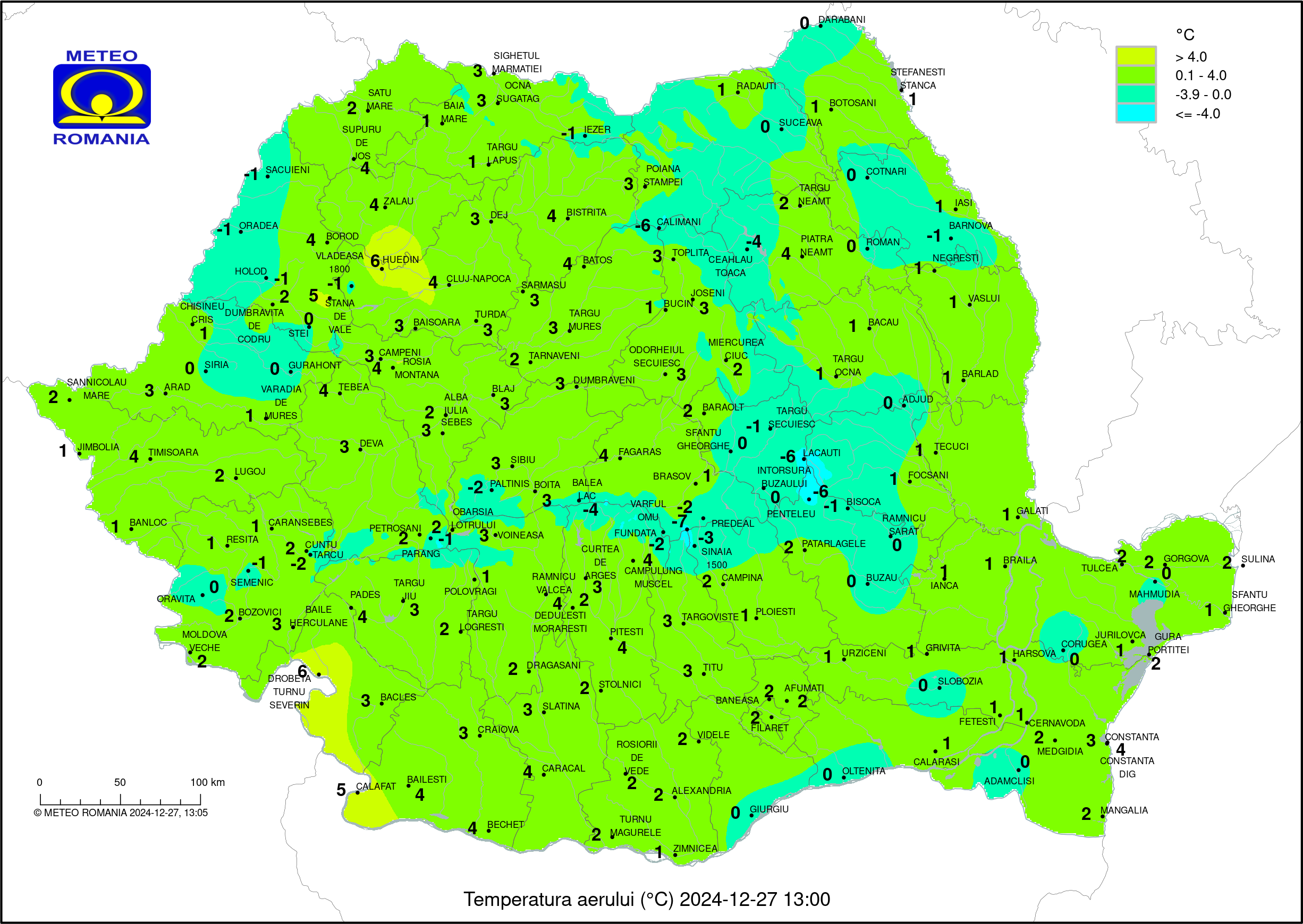 Vremea in Pitesti 2024.12.26