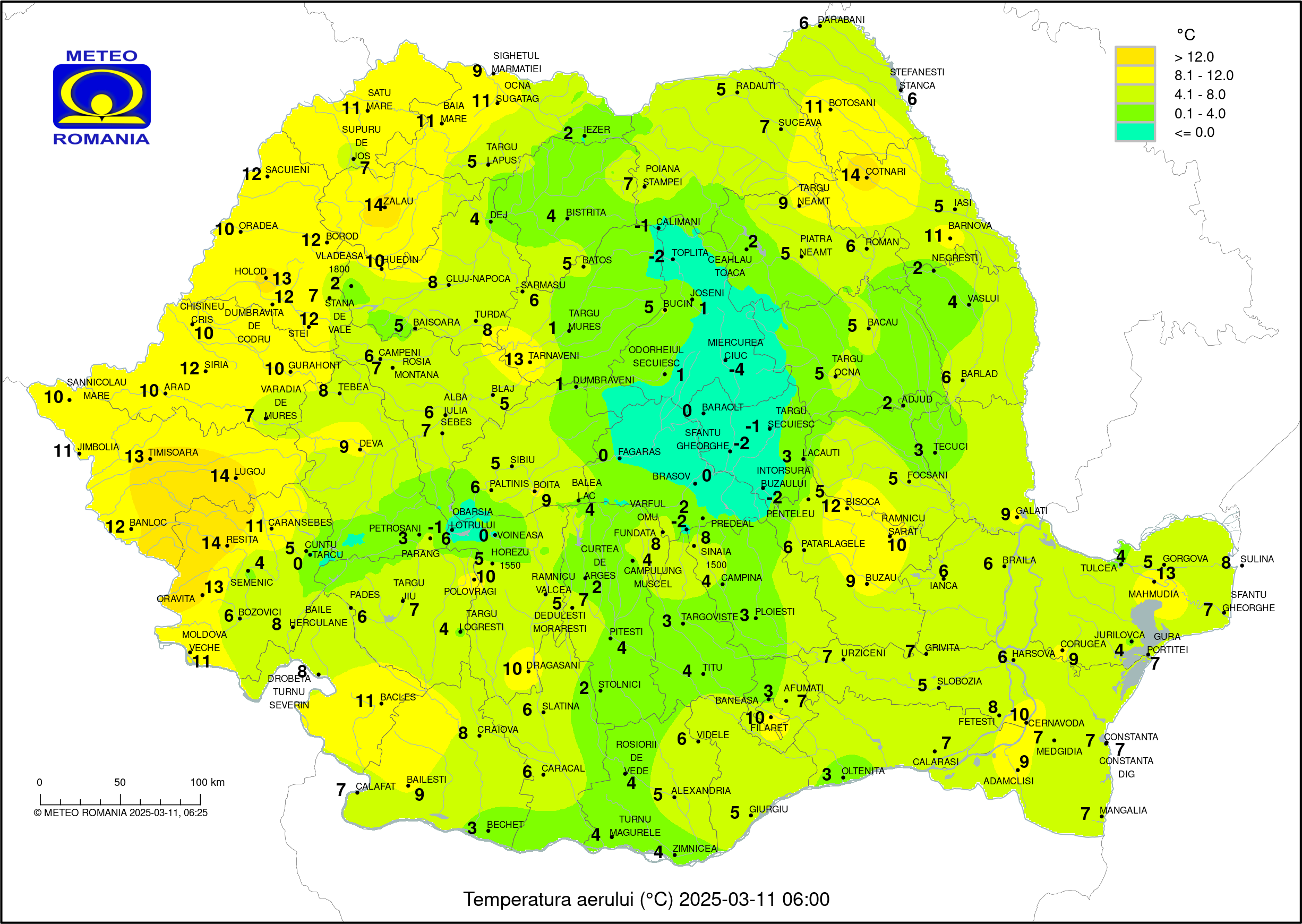 Vremea in Pitesti 2024.12.26