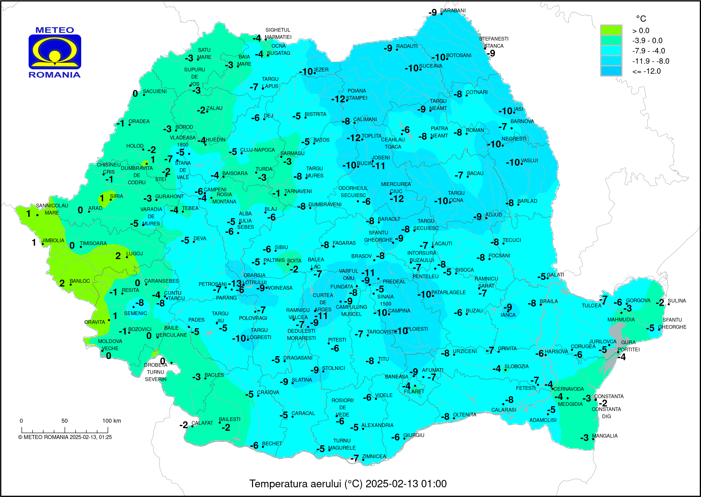 Vremea in Pitesti 2025.01.28