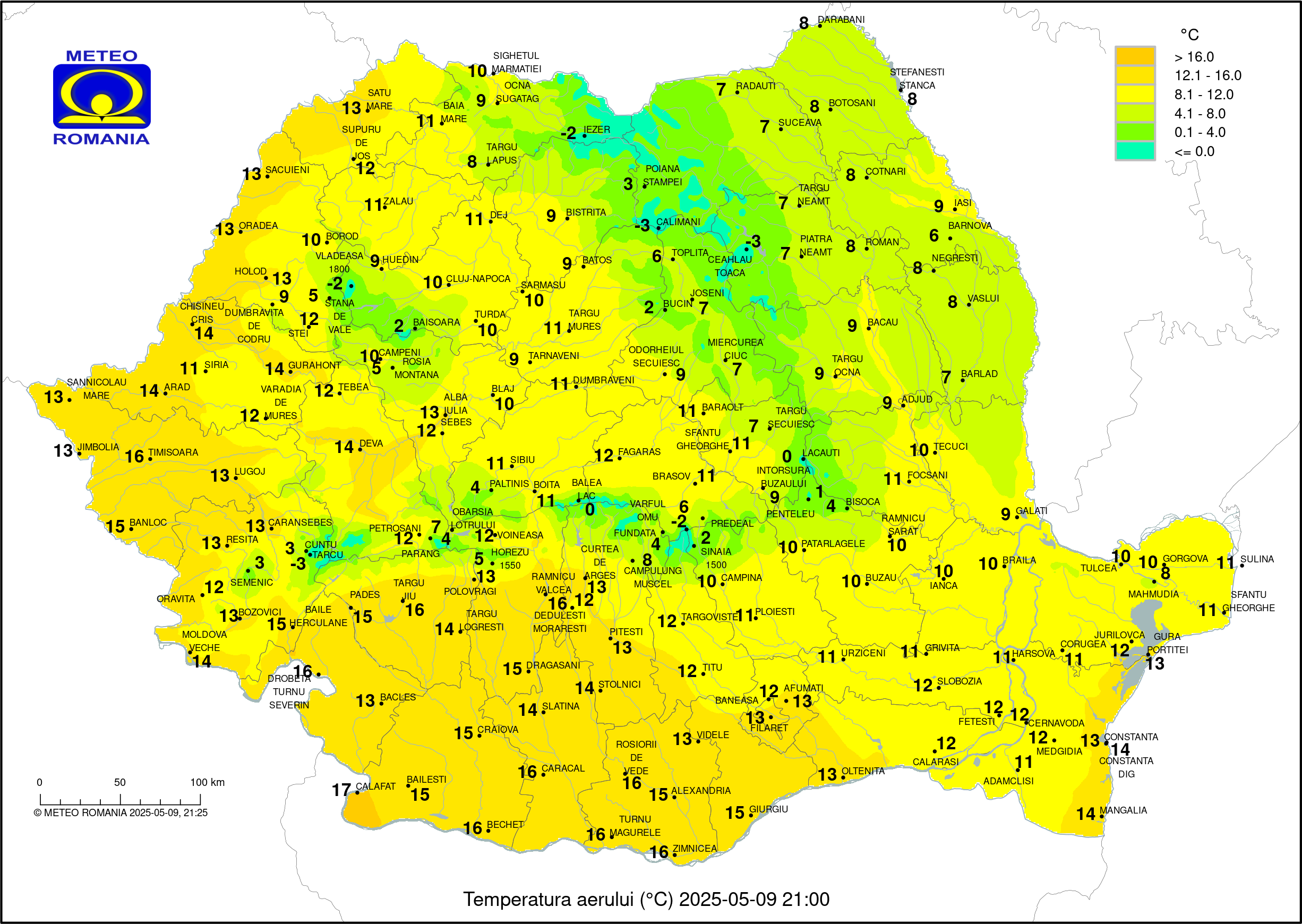Vremea in Pitesti 2025.04.17