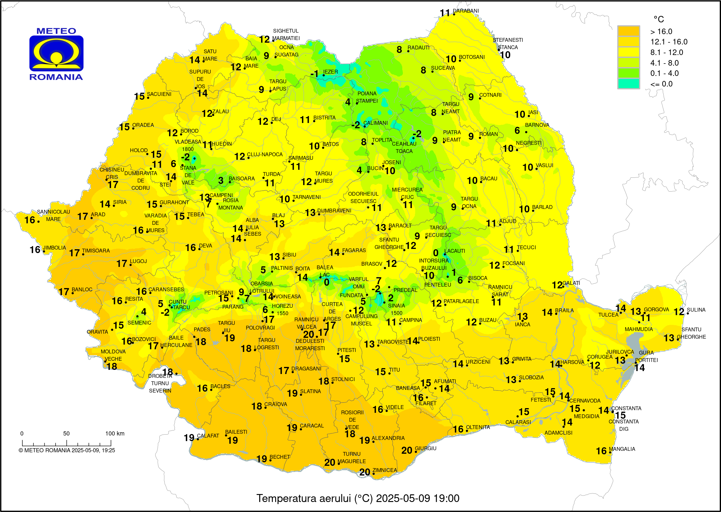 Vremea in Pitesti 2025.04.17