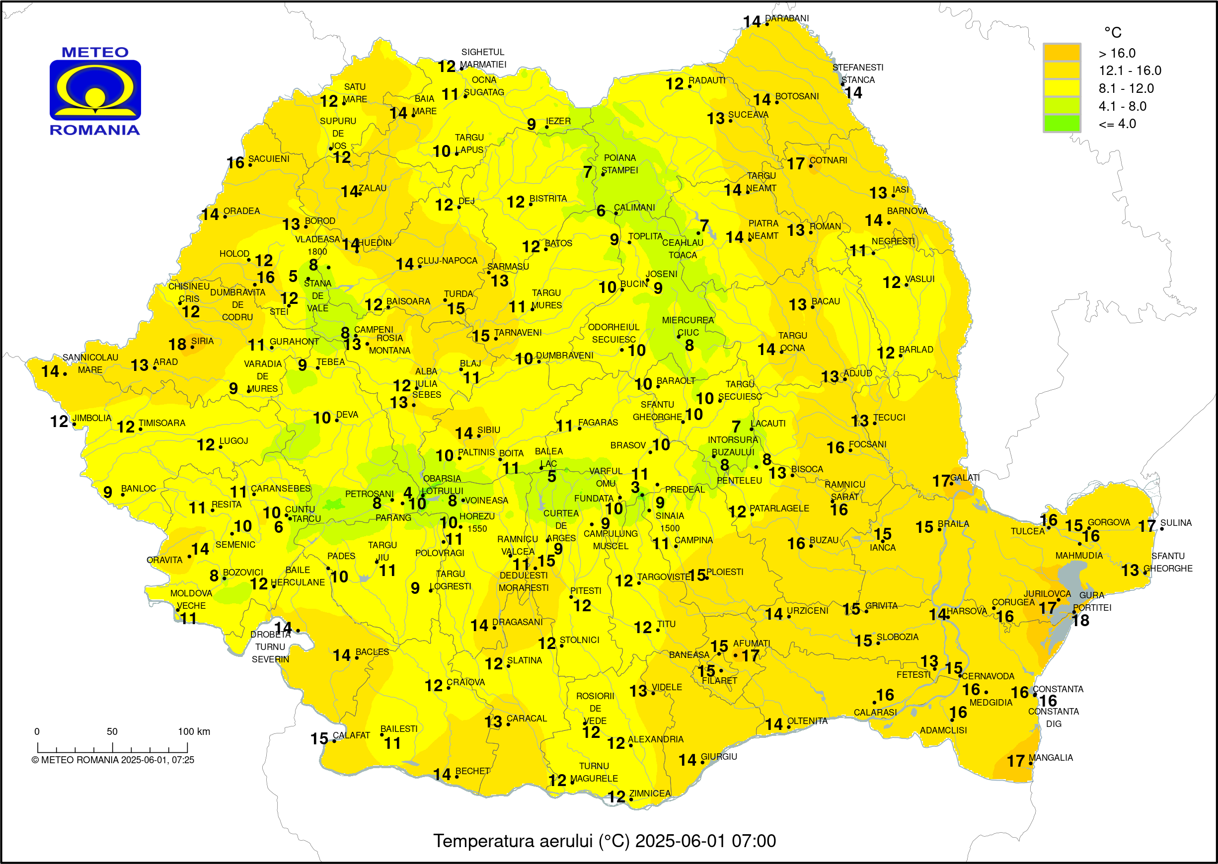 Vremea in Pitesti 2025.05.23
