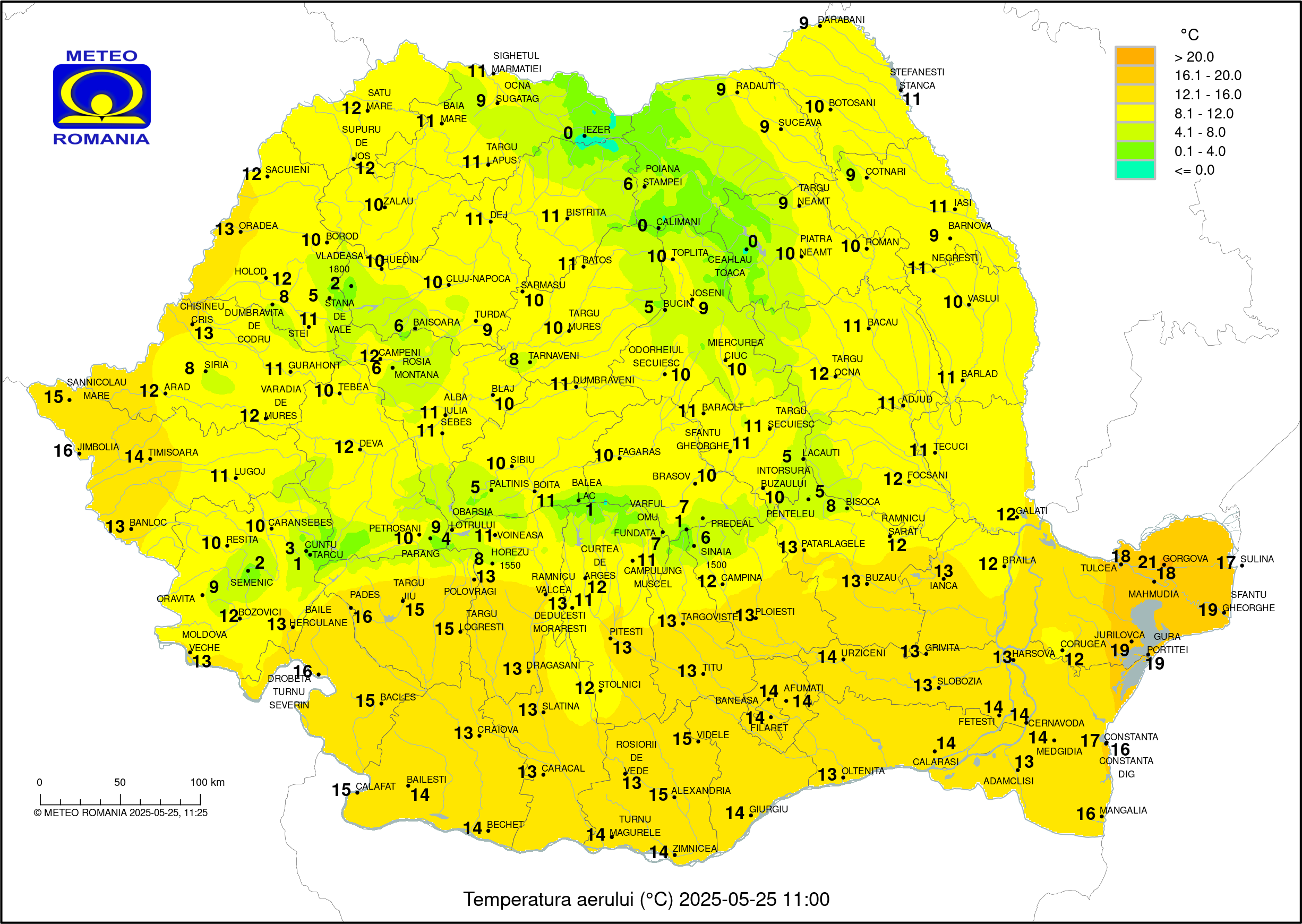 Vremea in Pitesti 2025.05.23