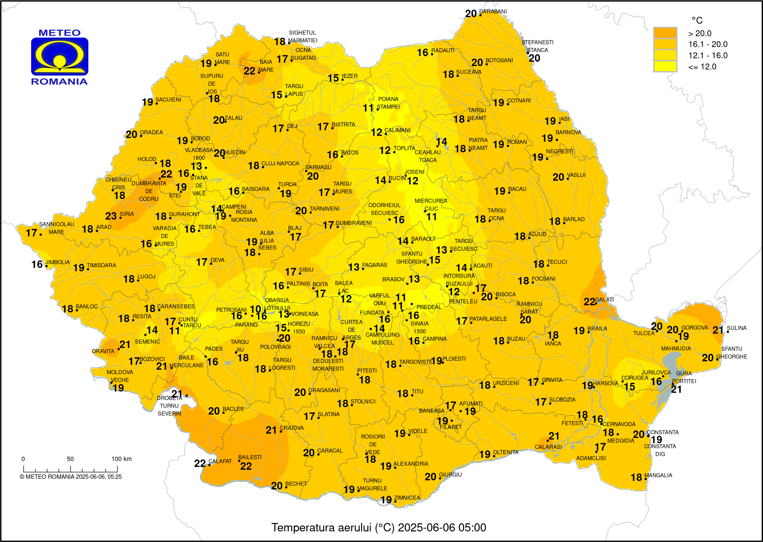Vremea in Pitesti 2025.06.04